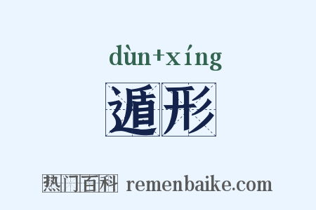 遁形是什么意思的图片